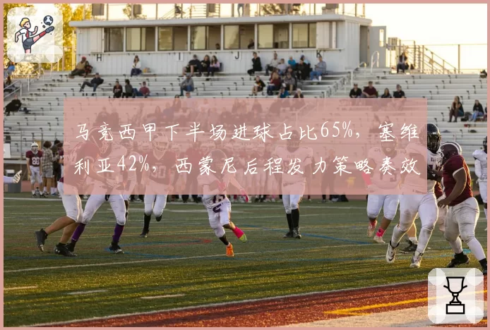 马竞西甲下半场进球占比65%，塞维利亚42%，西蒙尼后程发力策略奏效